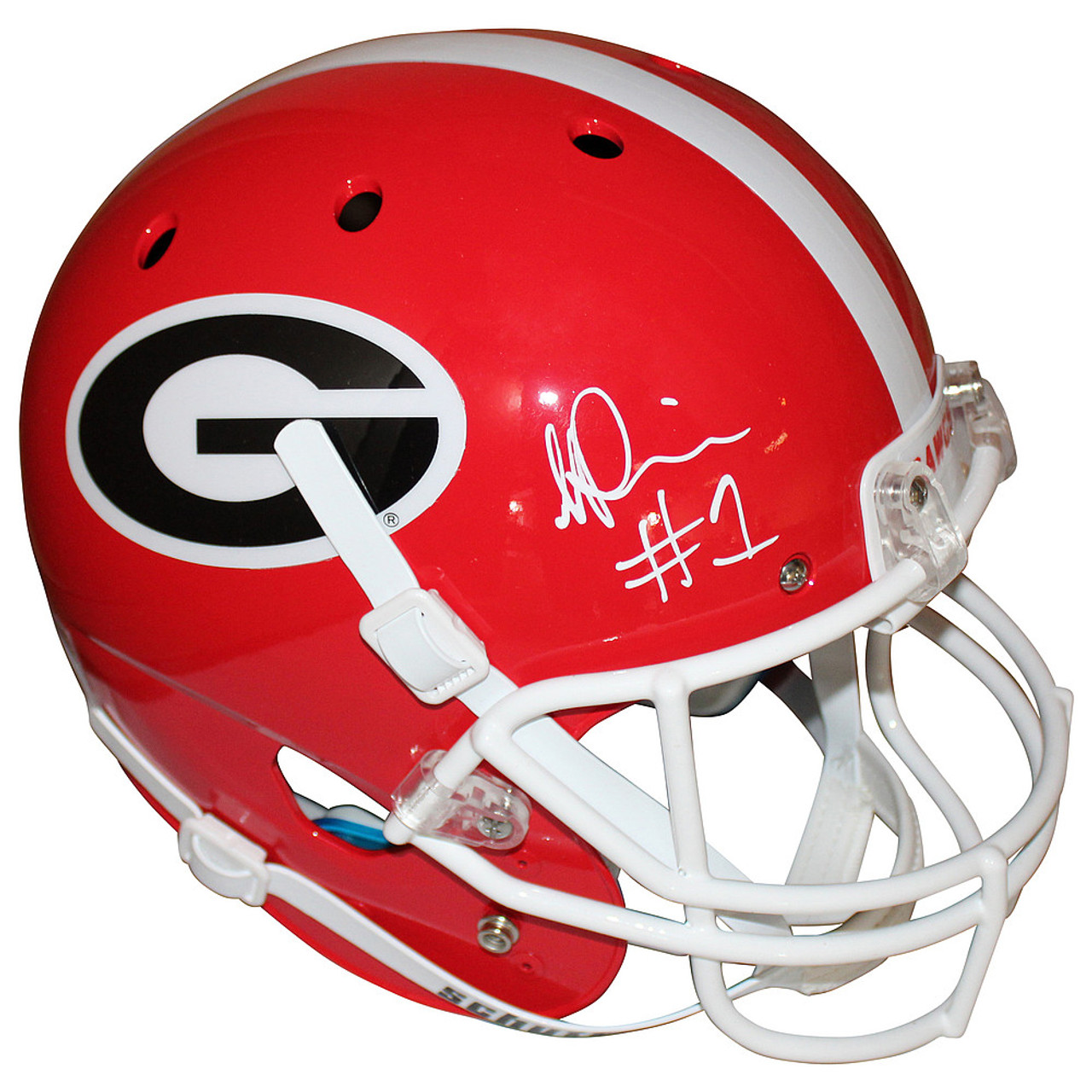George Pickens Signed Georgia Bulldogs Schutt Full Size Rep Helmet-Certified