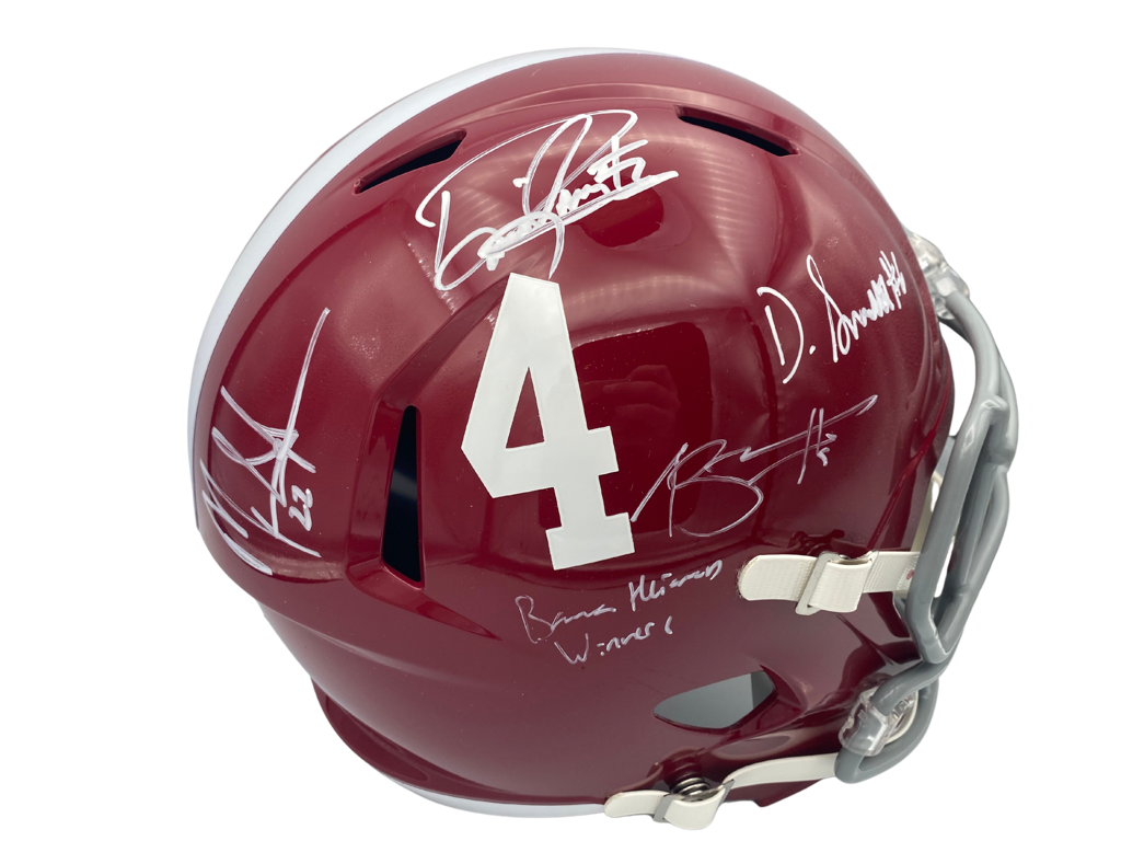 Bryce Young, Henry, Smith,& Ingram Signed F/S Rep w/ "Bama Heisman Winners" BAS Bryce Young, Henry, Smith,& Ingram Signed F/S Rep w/ "Bama Heisman Winners" BAS