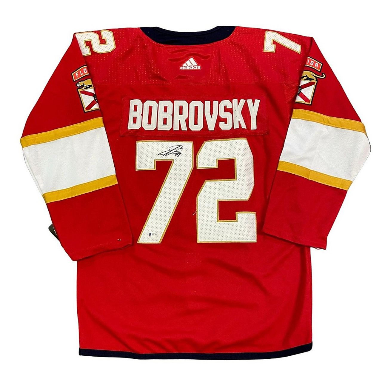 Sergei Bobrovsky Florida Panthers Adidas Primegreen Authentic NHL Hockey Jersey - Home / XXS/42