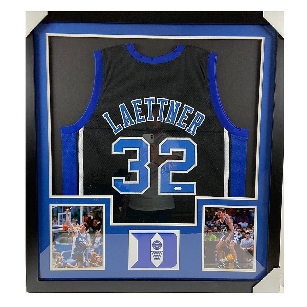 SALE Christian Laettner Signed Duke Blue Devils Custom Jersey