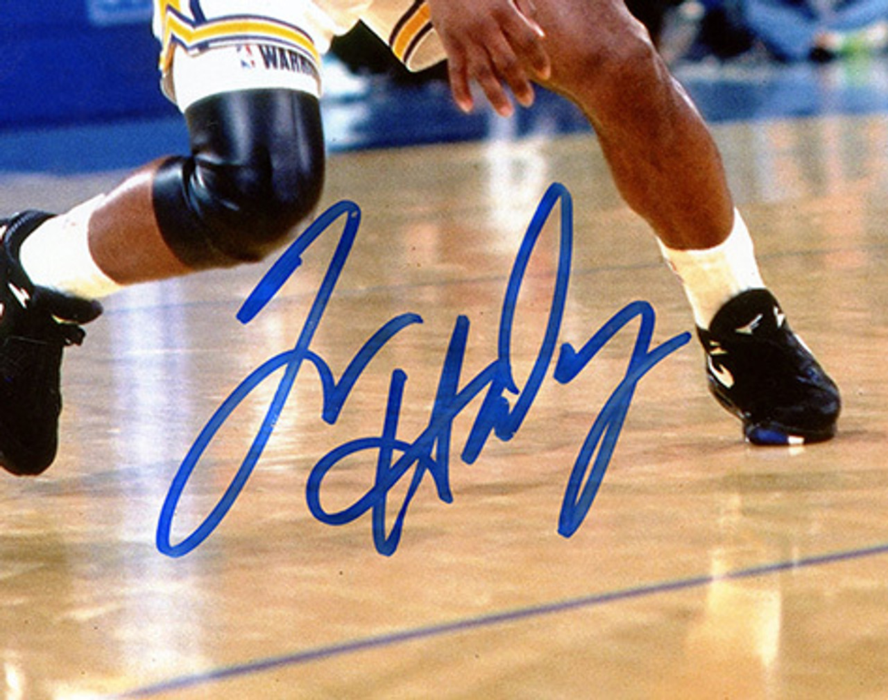 Tim Hardaway Signed Golden State Warriors NBA Basketball Jersey