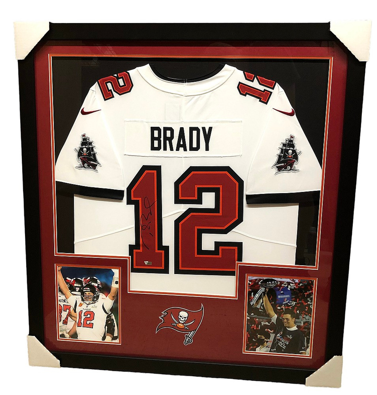 Tom Brady Autographed and Framed Tampa Bay Buccaneers Jersey