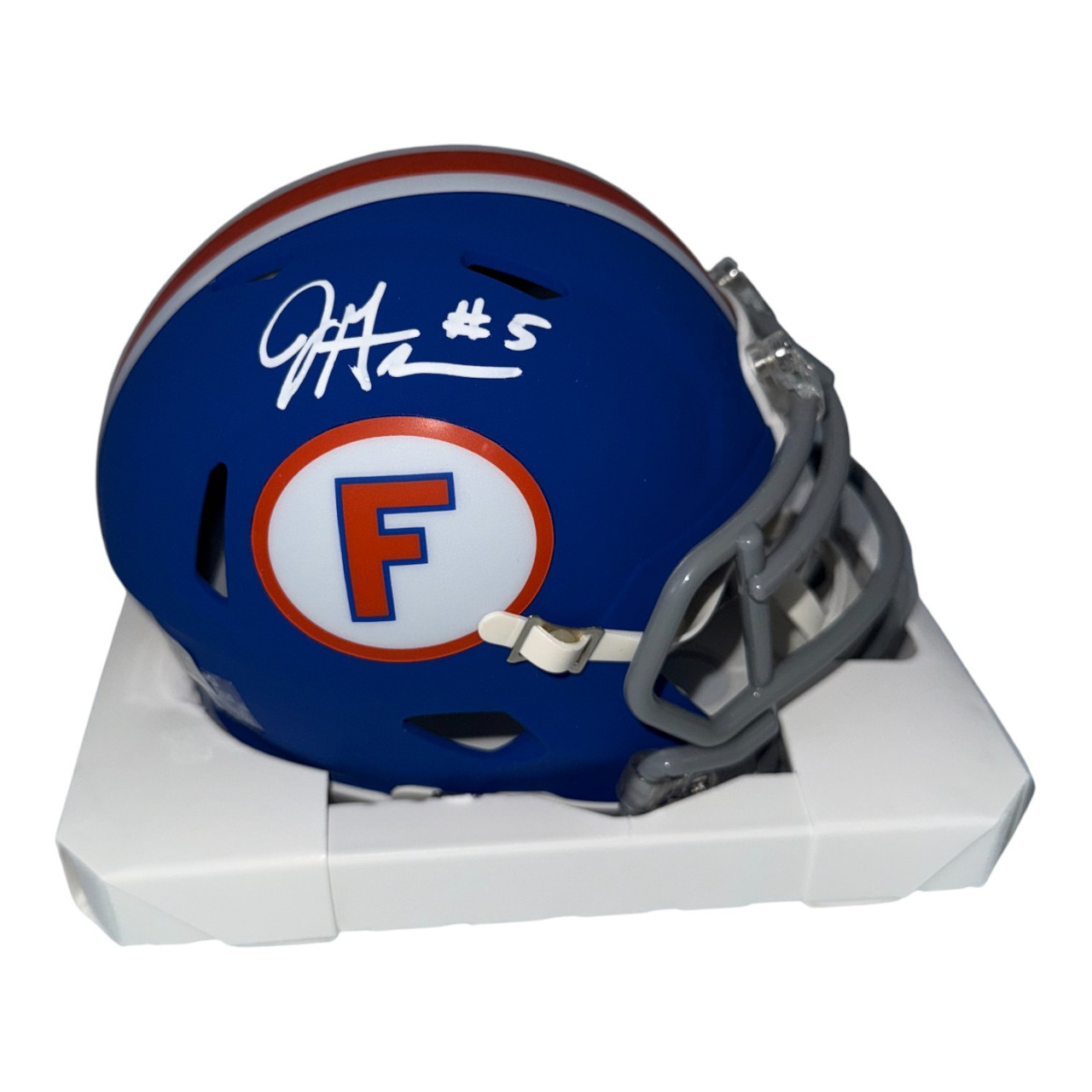 florida gators mini football helmet Riddell Speed this collectible Mini Speed football helmet is made specifically for fans of the Florida Gators Jacquez Green Autopgraphed Florida Gators