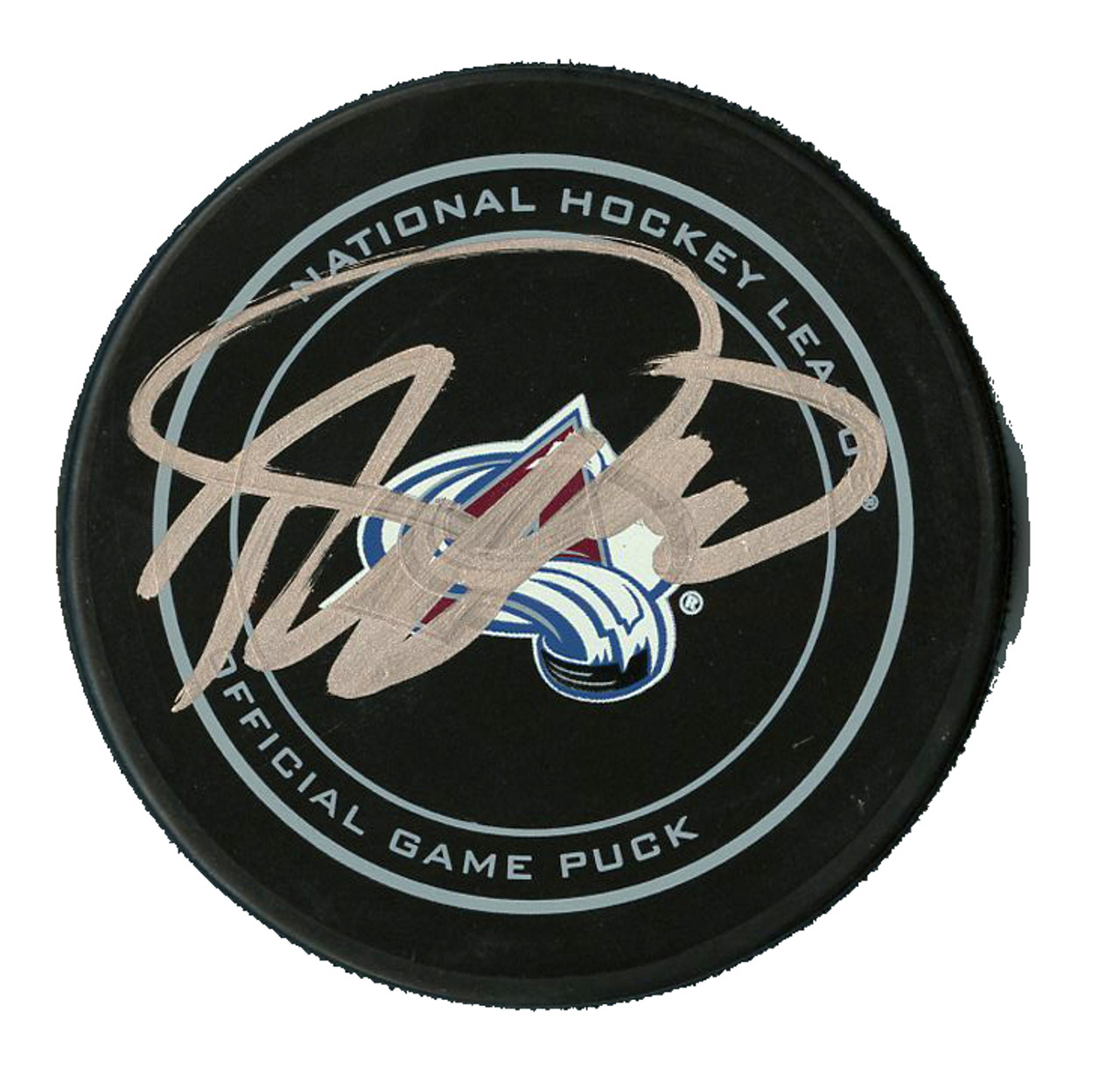 Colorado Avalanche Autographed Memorabilia, Signed Hockey Pucks