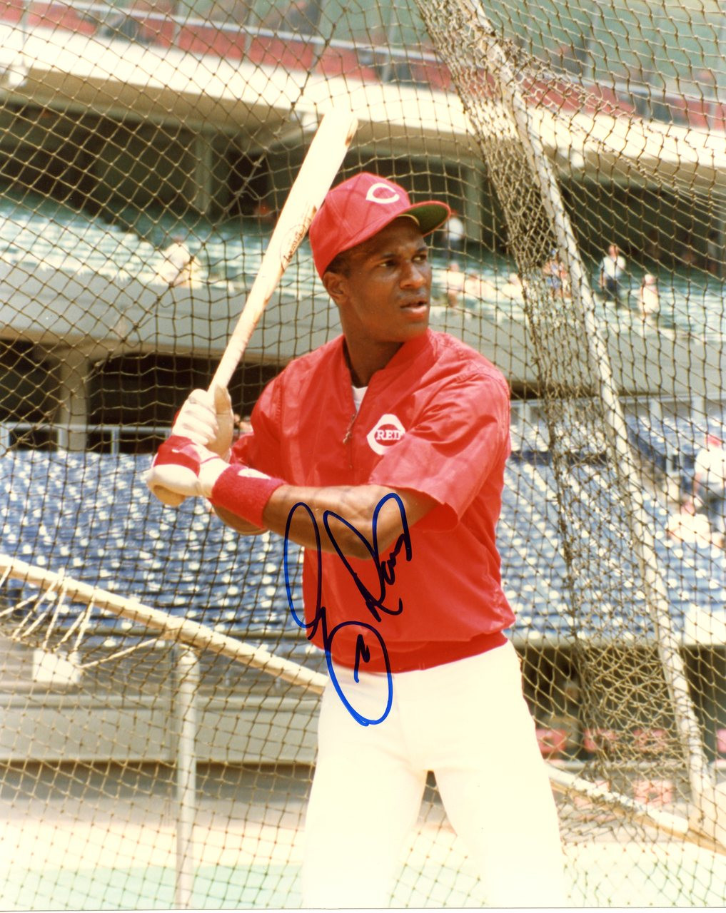 Eric Davis Baltimore Orioles Signed Autographed 8x10 Photo W/ Coa