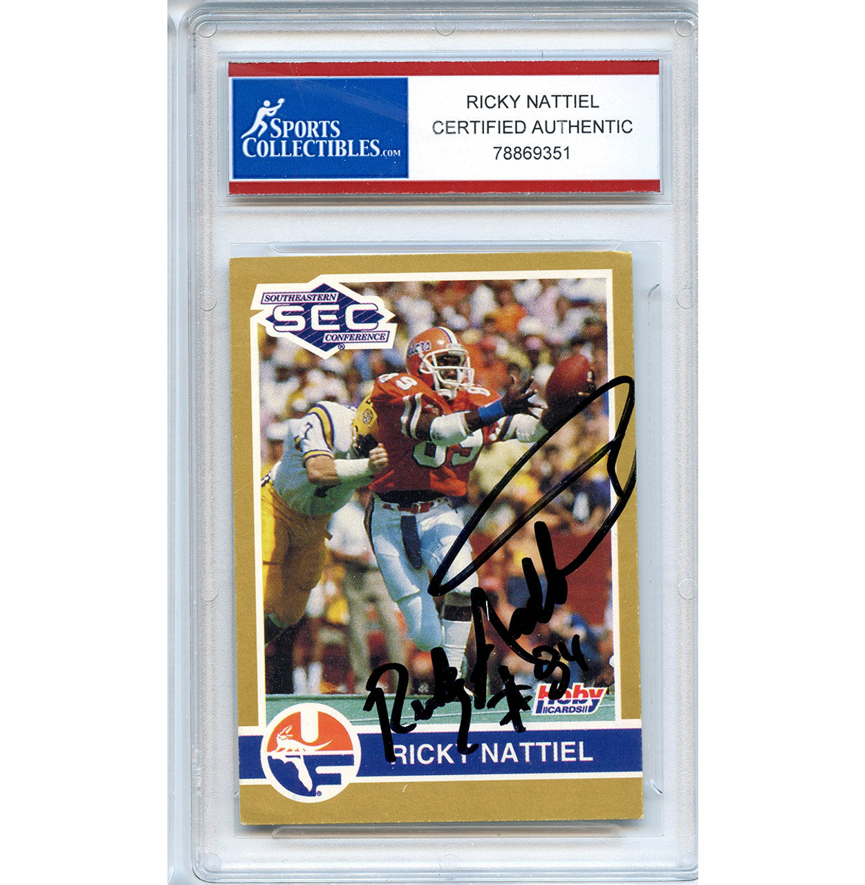 Ricky Nattiel Autographed Signed 1991 Hobby Cards Trading Card - Certified  Authentic