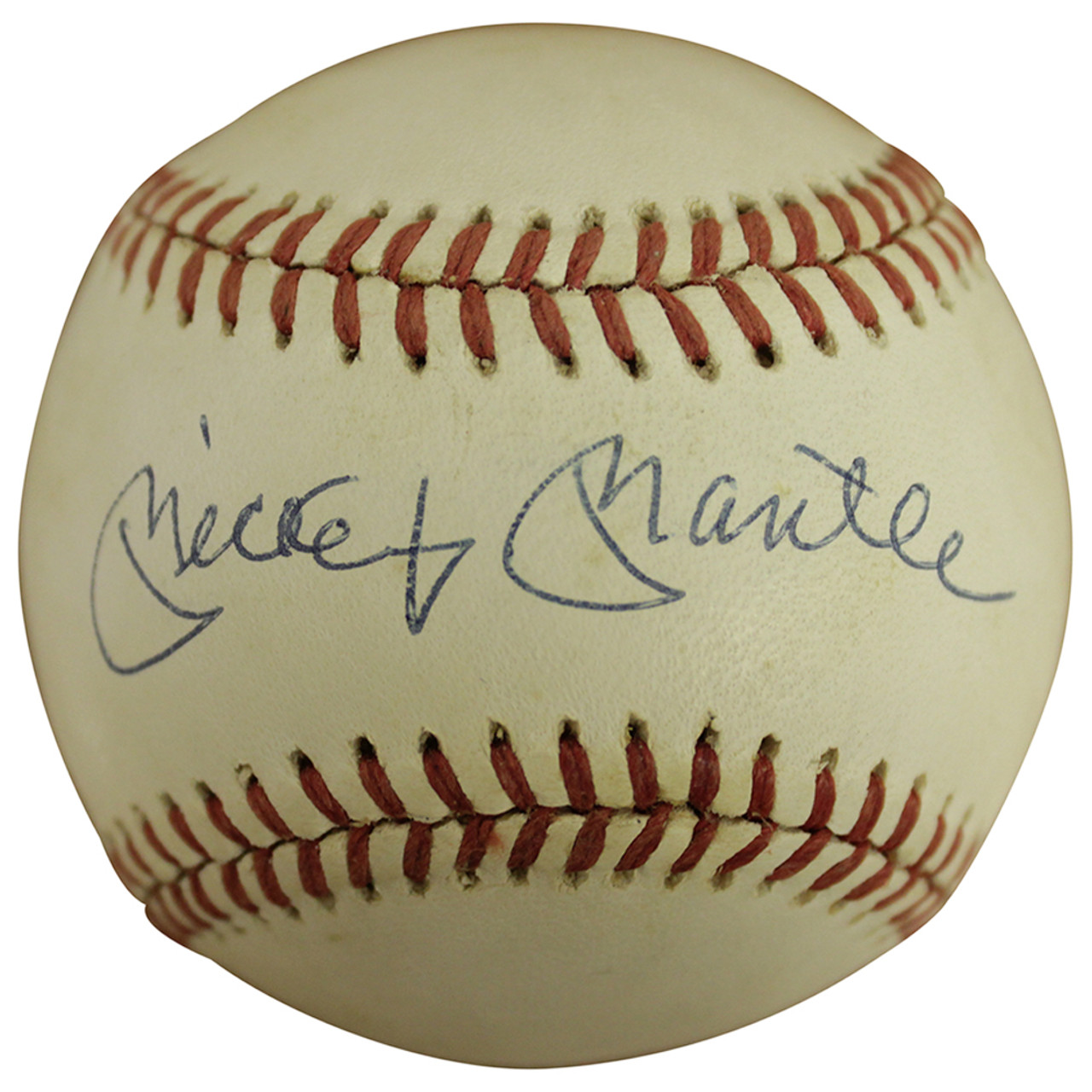Mickey Mantle Hand Signed Authentic Autographed Memorabilia