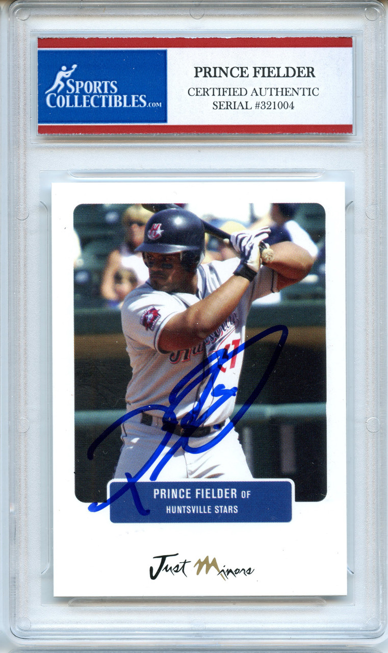 Prince Fielder Memorabilia, Autographed Prince Fielder Collectibles