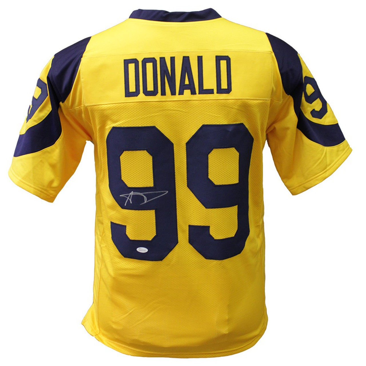 Aaron Donald Autographed Los Angeles Rams Color Rush Yellow