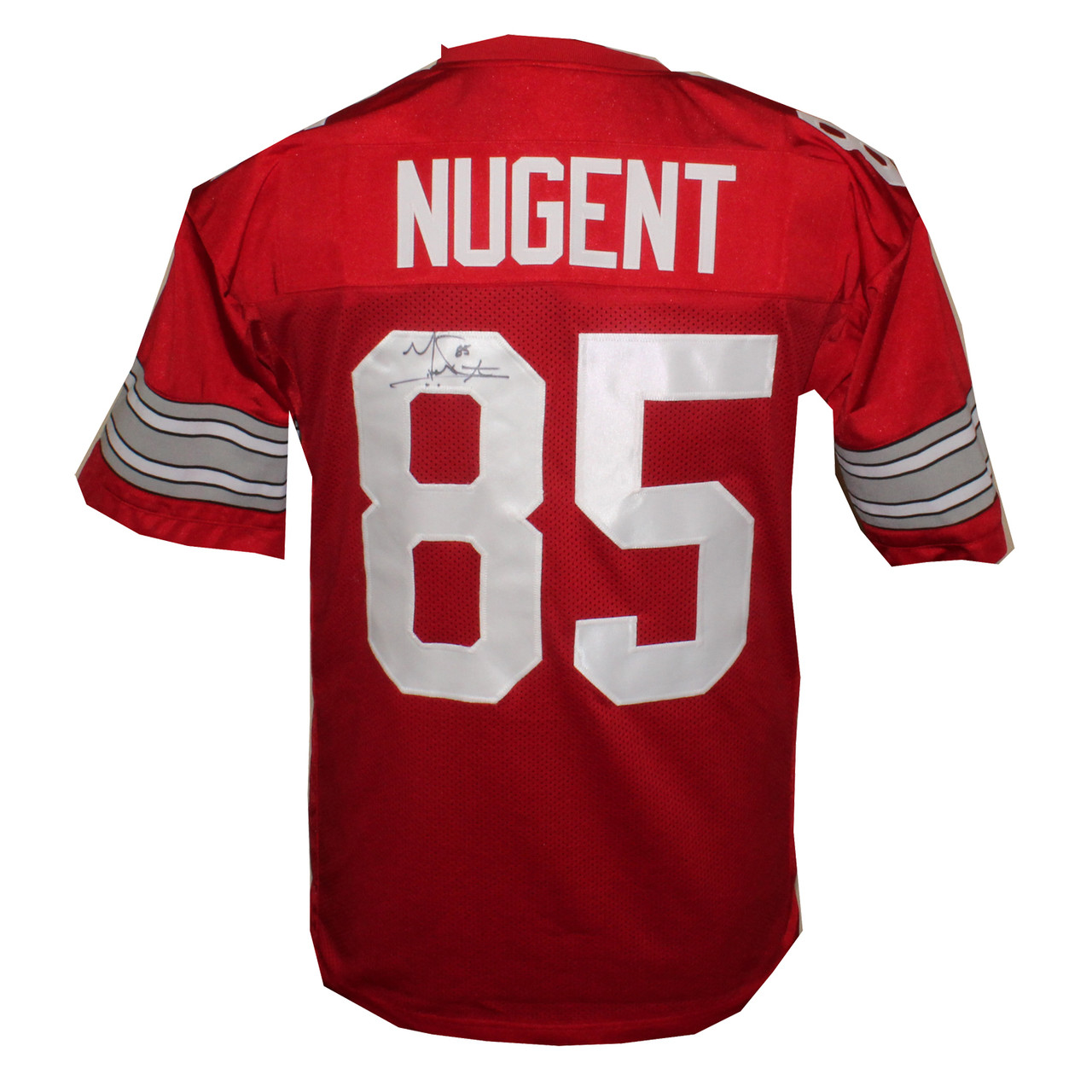 OHIO STATE BUCKEYES GAME NEW SIGNED BY MIKE NUGENT FOOTBALL JERSEY