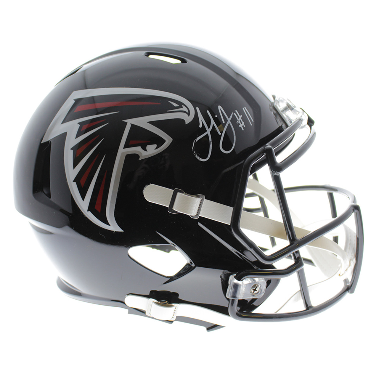 julio jones autographed helmet