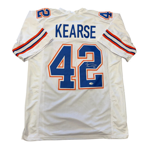 Jevon Kearse Florida Gators Autographed Custom White Jersey - JSA Authentic