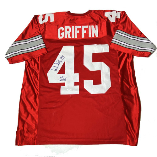 Archie Griffin Signed OSU Buckeyes Custom Prostyle Jersey - HT 1974/75 - JSA