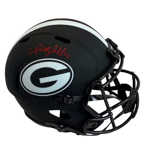 Nick Chubb Signed Georgia Bulldogs Speed Eclipse Rep F/S Helmet with #27 -BAS Nick Chubb Signed Georgia Bulldogs Speed Eclipse Rep F/S Helmet with #27 -BAS