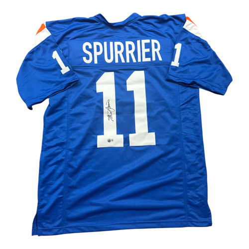 Steve Spurrier Signed #11 Florida Gators Blue Jersey - Beckett Authentic Steve Spurrier Signed #11 Florida Gators Blue Jersey - Beckett Authentic