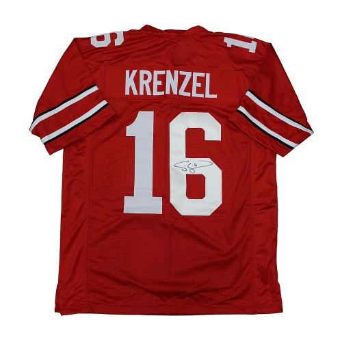 Craig Krenzel Autographed Signed Ohio State Buckeyes Custom Red #16 Jersey -
