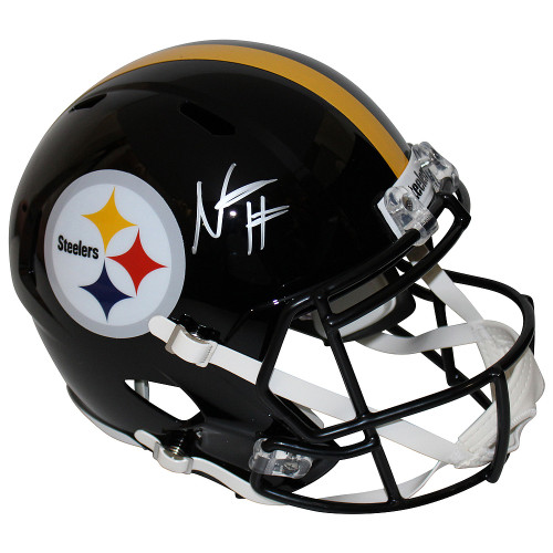 Najee Harris Autographed Pittsburgh Steelers Riddell Speed Full Size  Replica Helmet Signed in Silver - Fanatics Authentic
