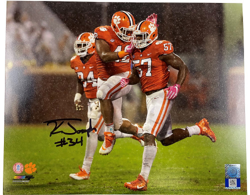 Kendall Joseph Clemson Tigers Autographed Signed 8x10 Celebration Photo