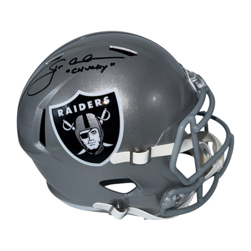 Jon Gruden Autographed LA Raiders FS Speed Replica Helmet w/Chucky Ins - Beckett