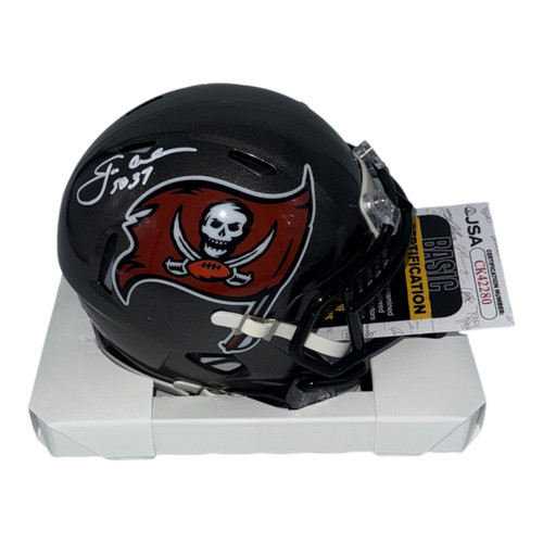 Jon Gruden Autographed Tampa Bay Buccaneers Riddell Speed Mini Helmet Old Flag Logo with "SB 37" Inscription- JSA Authentic