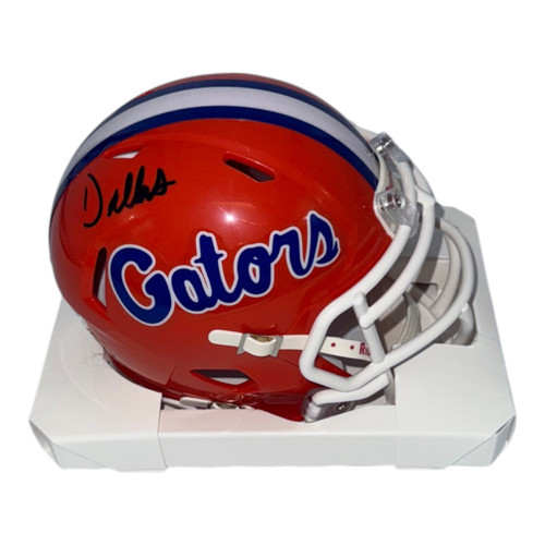 Dallas Wilson Autographed Florida Gators Orange Riddell Speed Mini Helmet- JSA