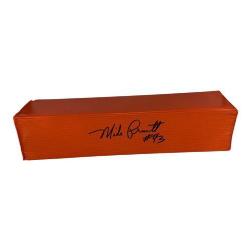 Mike Pruitt Autographed Orange Endzone Pylon- Beckett Authentic