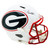 D'Andre Swift Autographed UGA White Riddell AMP Full Size Replica Helmet - JSA