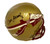 Cam Akers Autographed FSU Gold Riddell Full Size Rep Helmet - Beckett