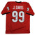 Jordan Davis Signed UGA Bulldogs Custom #99 Red Jersey w/"Godzilla" Insc - BAS