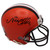 Nick Chubb Autographed Cleveland Browns Riddell Mini Helmet - Beckett Authentic