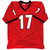 Nakobe Dean Autographed Signed Georgia Bulldogs Custom Red #17 Jersey - BAS QR