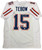 Tim Tebow Signed Florida Gators Custom White #15 Jersey with 07 Heisman Insc-JSA Tim Tebow Signed Florida Gators Custom White #15 Jersey with 07 Heisman Insc-JSA