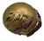 Mike Norvell Autographed Signed Florida State Speed Gold Flash Mini Helmet  - JSA Authentic