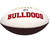 Buck Belue & Lindsay Scott Signed Georgia Bulldogs W/P Football w/Design&Insc-BAS