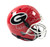 Lindsay Scott & Buck Belue Signed UGA Bulldogs F/S Rep Helmet w/Design &Insc-BAS