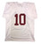 Mac Jones Signed Alabama Crimson Tide Custom #10 White Jersey - Beckett QR Mac Jones Signed Alabama Crimson Tide Custom #10 White Jersey - Beckett QR