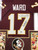 Charlie Ward Signed FSU Seminoles Framed Garnet Jersey w/Inscriptions - BAS Charlie Ward Signed FSU Seminoles Framed Garnet Jersey w/Inscriptions - BAS