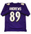Mark Andrews Signed Baltimore Ravens Custom Purple #89 Jersey - Beckett QR