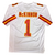 Jerick McKinnon Autographed Kansas City Chiefs Custom #1 White Jersey - Beckett Authentic