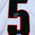 Kelee Ringo Autographed Georgia Bulldogs Custom White #5 Jersey  - Closeup Kelee Ringo Autographed Georgia Bulldogs Custom White #5 Jersey  - Closeup