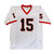 Carson Beck Autographed Georgia Bulldogs White XL Custom #15 Jersey (Signed on 1)  - Beckett Authentication Services (BAS)