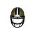 Rickey Jackson Autographed New Orleans Saints Gold Mini Helmet - Beckett
