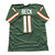Carson Beck Autographed Miami Hurricanes Green Custom Jersey with " Go Canes" Inscription- Beckett Carson Beck Autographed Miami Hurricanes Green Custom Jersey with " Go Canes" Inscription- Beckett