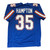 Debraun Hampton Autographed Florida Gators Blue Custom Jersey- Beckett