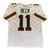 Carson Beck Autographed Miami Hurricanes White Custom Jersey with "Go Canes" Inscription- Beckett