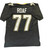 Willie Roaf Autographed New Orleans Saints Black Custom Jersey with "HOF 2012" inscription- JSA