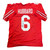 Sam Hubbard Autographed Ohio State Buckeyes Red Custom Jersey- JSA