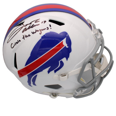 JOSH ALLEN SIGNED F/S AUTHENTIC THROWBACK SPEED BILLS HELMET