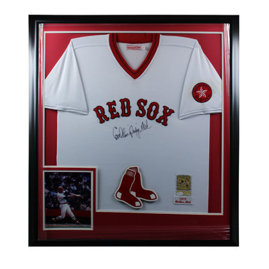 CARLTON FISK AUTOGRAPHED BOSTON RED SOX JERSEY JSA