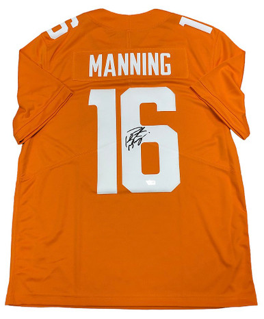 Peyton Manning Signed Tennessee Volunteers Nike On Field Orange Jersey  -Fanatics